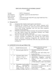 Rpp Pai Kelas 7 Semester 1 Pai Semester Person