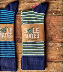 Notre spécialité de chaussettes en fibres naturelles: Kaki Raye Bleu Chaussettes Rayees Homme Bambou Melange Woolover Fr