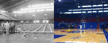 Allen Fieldhouse 57th Birthday Rock Chalk Jayhawk Basketball History University Of Kansas