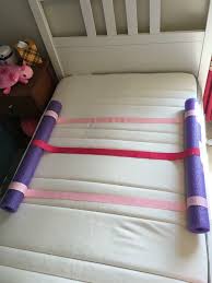 Pool Noodle Trick For Keeping Kids In Bed Baby Life Hacks Diy Baby Stuff New Baby Products