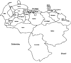 Dibujos De Mapa De Venezuela Para Descargar Y Colorear Colorear Imagenes