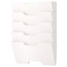 What do you need to know about wall organization at ikea? Ikea Kvissle 5 Shelve Metal Wall Magazine File Rack White Buy Online In Dominica At Desertcart Productid 2359796