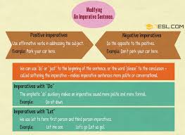 Imperative Sentence Definition And Examples Of Imperative Sentences Imperative Sentences Sentences English Sentences