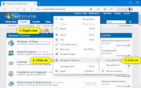 There is a way to do this. How To Add Web Page To Collection In Microsoft Edge Chromium Tutorials