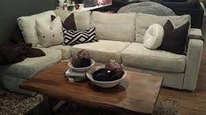 4 5 Sactional In Tan Combed Chenille Lovesac Living Room Alternative Furniture Home Decor