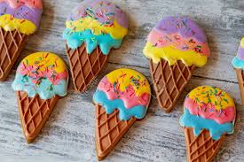 We may earn commission on some of the items you choose to buy. Desserts Shaped As Ice Cream Frosted Cookies On Wooden Background Sweet Treats For Children Fresh Crispy Biscuits Stock Photo Picture And Royalty Free Image Image 62171048