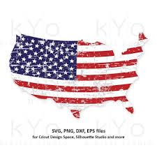 Distressed Us Map Flag Svg Png Dxf Files In 2021 American Flag Shirt Patriotic Monogram American Flag