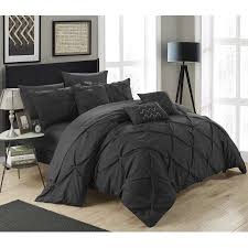 Black And Gray Comforter Set Walmart River Street Designs Valentina 10 Piece Bed In A Bag Comforter Set Walmart Com Comforter Sets Black Comforter Bed Comforters