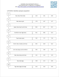 1) rosli membeli 290g gram dan 580g gula. Latihan Matematik Tahun 2 Kelas Matematik Cikgu Kj Facebook