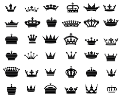 Crown Svg Bundle Queen Crown Svg King Crown Crown Vector Etsy Crown Clip Art Queen Crown Tattoo Simple Crown Tattoo