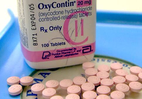OxyContin 20 mg controlled-release packaging, AI generated