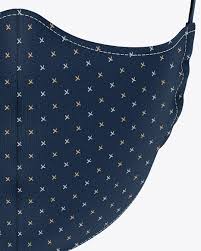 Download Face Mask With Elastic Cord Front View In Apparel Mockups On Yellow Images Object Mockups