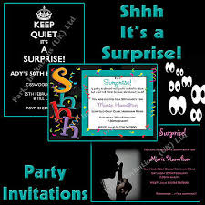 If you're throwing a surprise birthday party for someone, your friends and family will love receiving a unique surprise birthday invitation in the mail. Personalised Surprise Birthday Party Invitations 18th 21st 30th 40th 50th Invite Ebay
