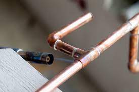 Soldering leaking copper cold water supply line in laundry room: How To Solder Brass And Copper