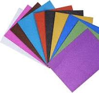Amazon.com: PLAFOPE 10pcs Glitter Handmade Paper Adhesive ...