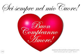 Cdb Cartoline Per Tutti I Gusti Cartolina Buon Compleanno Amore Sei Sempre Nel Mi Buon Compleanno Amore Buon Compleanno Buon Anniversario