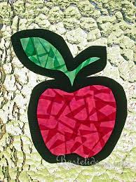 More images for apfel fensterbild vorlage » Sommerbasteln Basteln Mit Kindern Papierbasteln Apfel Fensterbild