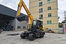 China Manufacturer of China Wheel Type Backhoe With Kubota ...