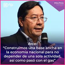 RTPInforma ▷ Durante la entrega de una unidad educativa en el departamento  de Tarija, el presidente Luis Arce dijo que durante su gestión se amplía la  base de la economía, para no