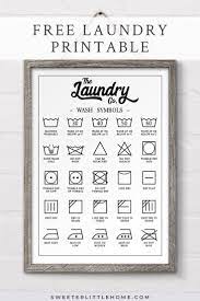 Which of these laundry room free printables did you immediately pin for later? Sweeterlittlehome Com Nbspsweeterlittlehome Resources And Information Laundry Symbols Laundry Symbols Printable Washing Symbols