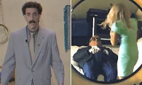 Kazakh journalist borat sagdiyev travels to america to make a documentary. Borat 2 Rudy Giuliani Defended For Sexytime Scene In Film Daily Mail Online