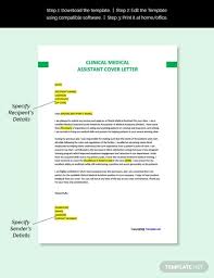 Cover letters are your first impression, so make it a good one. Clinical Medical Assistant Cover Letter Template Free Pdf Google Docs Word Apple Pages Template Net Medical Assistant Cover Letter Cover Letter Template Free Cover Letter Template