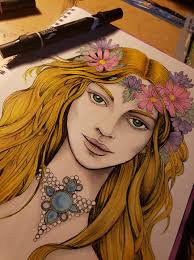 Adult coloring after eye surgery