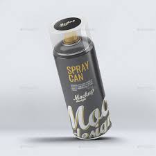 Spray Can Mock Up Aerosol Spray Can Black Bottle Branding Business Can Clean Clean Design Design G Spray Can Graphic Design Projects Spray