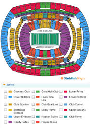Metlife Stadium Seating Chart Pdf