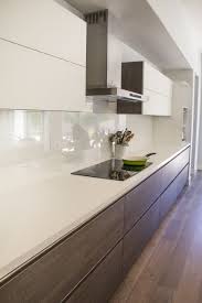 Credence Miroir Blanc Cuisine Moderne Cuisines Maison Et Cuisines Design