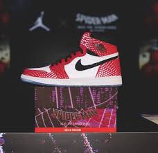 Jordan 1 Retro High Spider Man Origin Story Ps Air Jordan 1 Origin Story Spider Man Into The Spider Verse Collab Air Jordans Jordan 1 Retro High Jordan 1