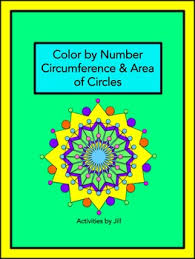Product description in this activity, students will apply their knowledge of circumference, area, radius, and diameter to solve problems (mostly word problems) as they have fun coloring! Circumference And Area Of Circles Color By Number Distance Learning