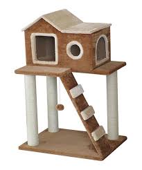 Take A Look At This Tan Cat Tree House Today Kedi Tasarim Evler