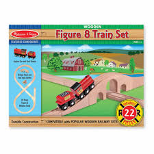 Melissa Doug Wooden Figure 8 Train Set Wooden Train Set Wooden Train Wooden Toy Train