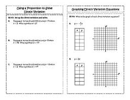 Lesson 2 Direct Variation Algebra Functions Algebra Seventh Grade Math