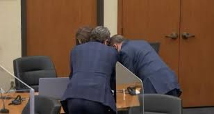 Eric nelson managing partner/attorney at halberg criminal defense minneapolis, minnesota, united states 444 connections Defense Attorneys Eric Nelson And Amy Voss Discussing Juror Selection With Defendant Derek Chauvin Davis Vanguard