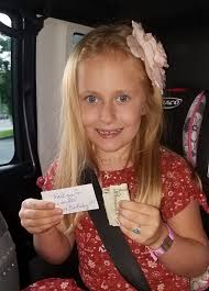 We received the following message from Susan: “One of the things that  Gracelynn wanted for her birthday this year was to take donuts to the  Sheriff's Office. She met with Newton County