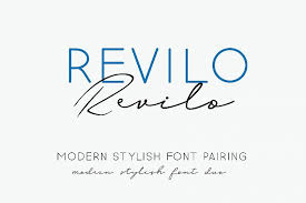 Every font is free to download! Revilo Font Pairing Duo 111656 Script Font Bundles In 2020 Font Pairing Stylish Fonts Script Fonts