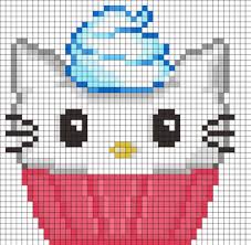 Epingle Par Maria Helena Mesquita Vieira F Sur Cross Stitch Patterns Dessin Hello Kitty Motifs Perles Hama Perles A Tisser