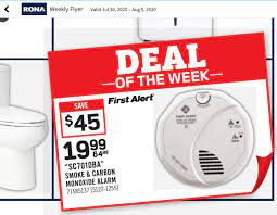 But did you know that you can make your humble abode even safer thanks to smart smoke and carbon monoxide (co) alarms? Rona Hot Smoke Co Combined Alarm 19 99 Starting Jul 30 Reg 64 99 Redflagdeals Com Forums