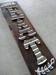 Corrugated Metal Eat Sign Kitchen Sign Wooden Wall Room Decor Dining Wall Hanging Rustic Ea Rustic Metal Decor Rustic Metal Wall Art Kitchen Decor Wall Art