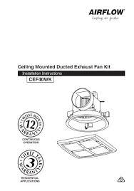 This sleek hood includes a wireless remote control, and it discreetly mounts into the ceiling above your range or cooktop for power and good looks combined. Ceiling Mounted Exhaust Fan Cef40wk F1968 Clipsal Co Nz