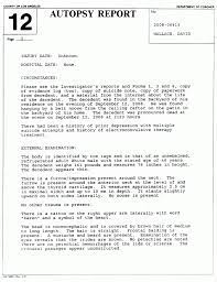 David Foster Wallace Autopsy The Smoking Gun