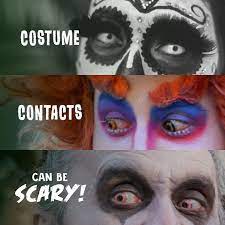 Be Safe This Halloween Stay Away From Contact Lenses Found At Retail Stores Or Online Sites That Don T Require Eyewear Display Contact Lenses Costume Contacts