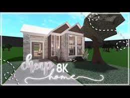 5,878 1 bedroom ☆ 1 bathroom dimensions: Cheap 8k Home Bloxburg Speedbuild Nixilia Youtube Cute House Diy House Plans Cheap Tiny House