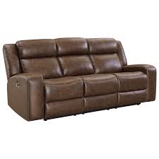 99 + we pay your tax. New Classic Furniture Atticus U2413 30p2 Mcb Casual Power Dual Recliner Sofa With Power Headrest Del Sol Furniture Reclining Sofas