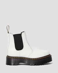 Martens range of chelsea boots. 2976 Smooth Leather Platform Chelsea Boots Dr Martens Official