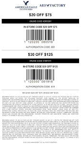 Pinned August 17th 20 Off 75 And More At American Eagle Outfitters Factory Locations Or Online Via Promo Code 42933281 Coupon Apps Coupons Online Coding