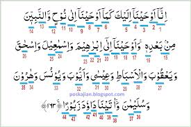 Sehingga bisa kita jadikan nasihat dan renungan untuk diri kita. Hukum Tajwid Al Quran Surat An Nisa Ayat 163 Lengkap Dengan