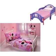 Disney Minnie Mouse Toddler Bed W Bedding Bundle Walmart Com Toddler Bed Minnie Mouse Toddler Bedding Bed